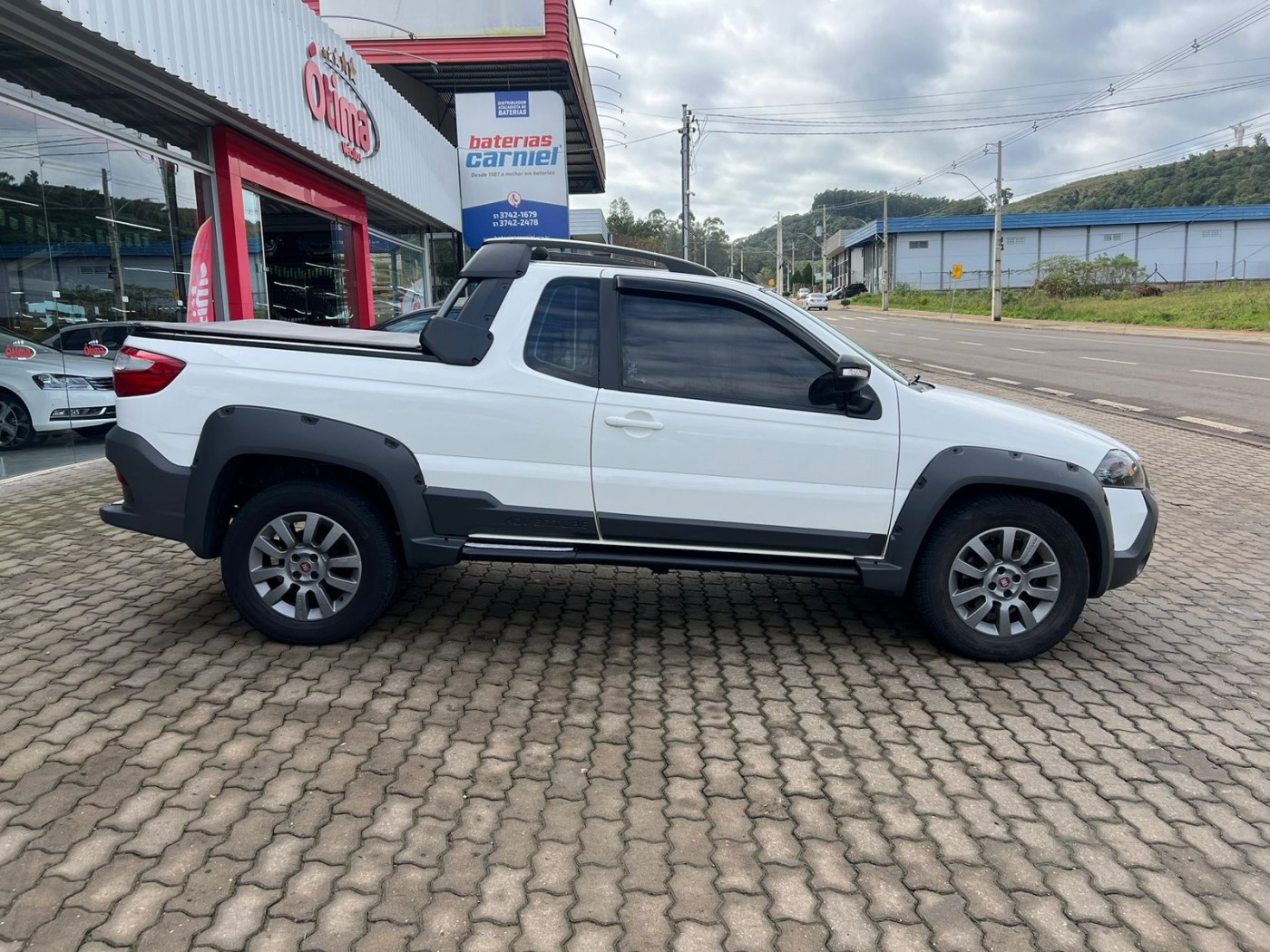 FIAT STRADA ADVENTURE 1.8 CE FLEX 2018 BRANCA - Foto 10