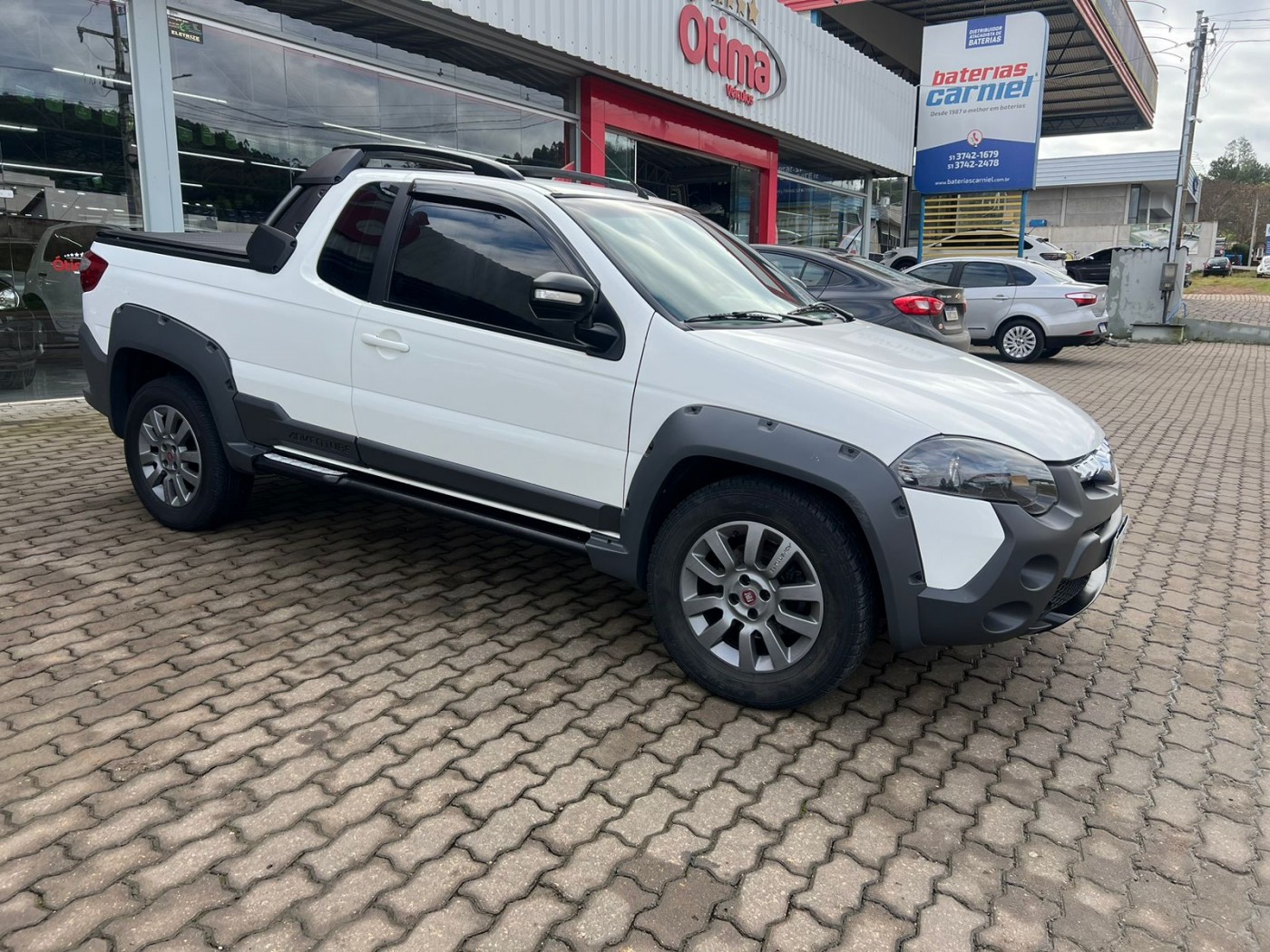 FIAT STRADA ADVENTURE 1.8 CE FLEX 2018 BRANCA - Foto 4
