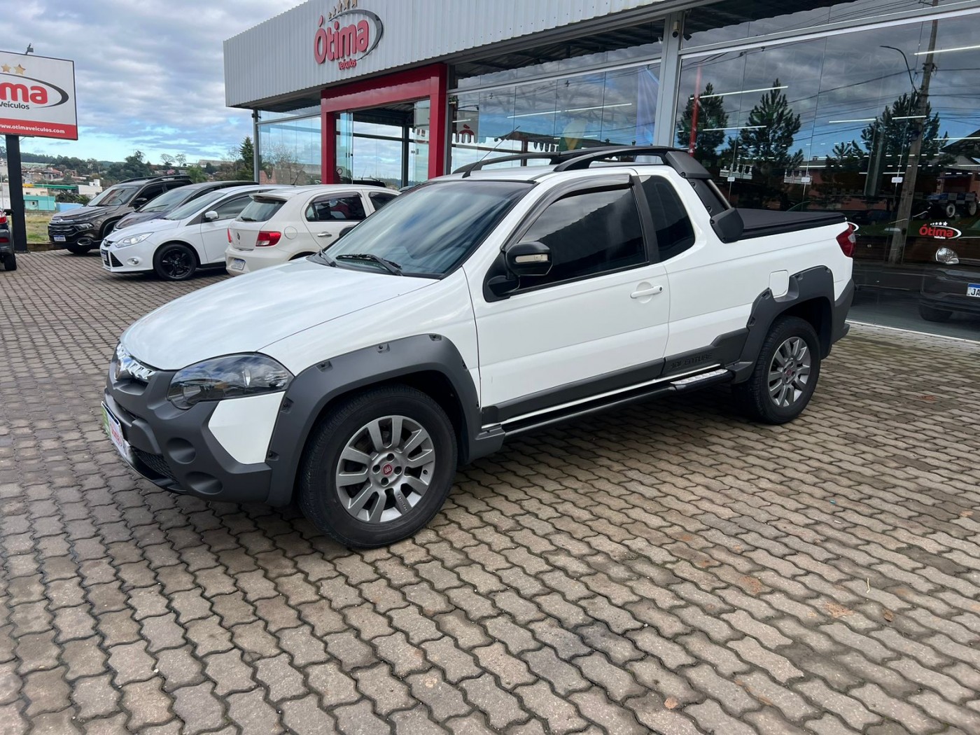 FIAT STRADA ADVENTURE 1.8 CE FLEX 2018 BRANCA - Foto 3