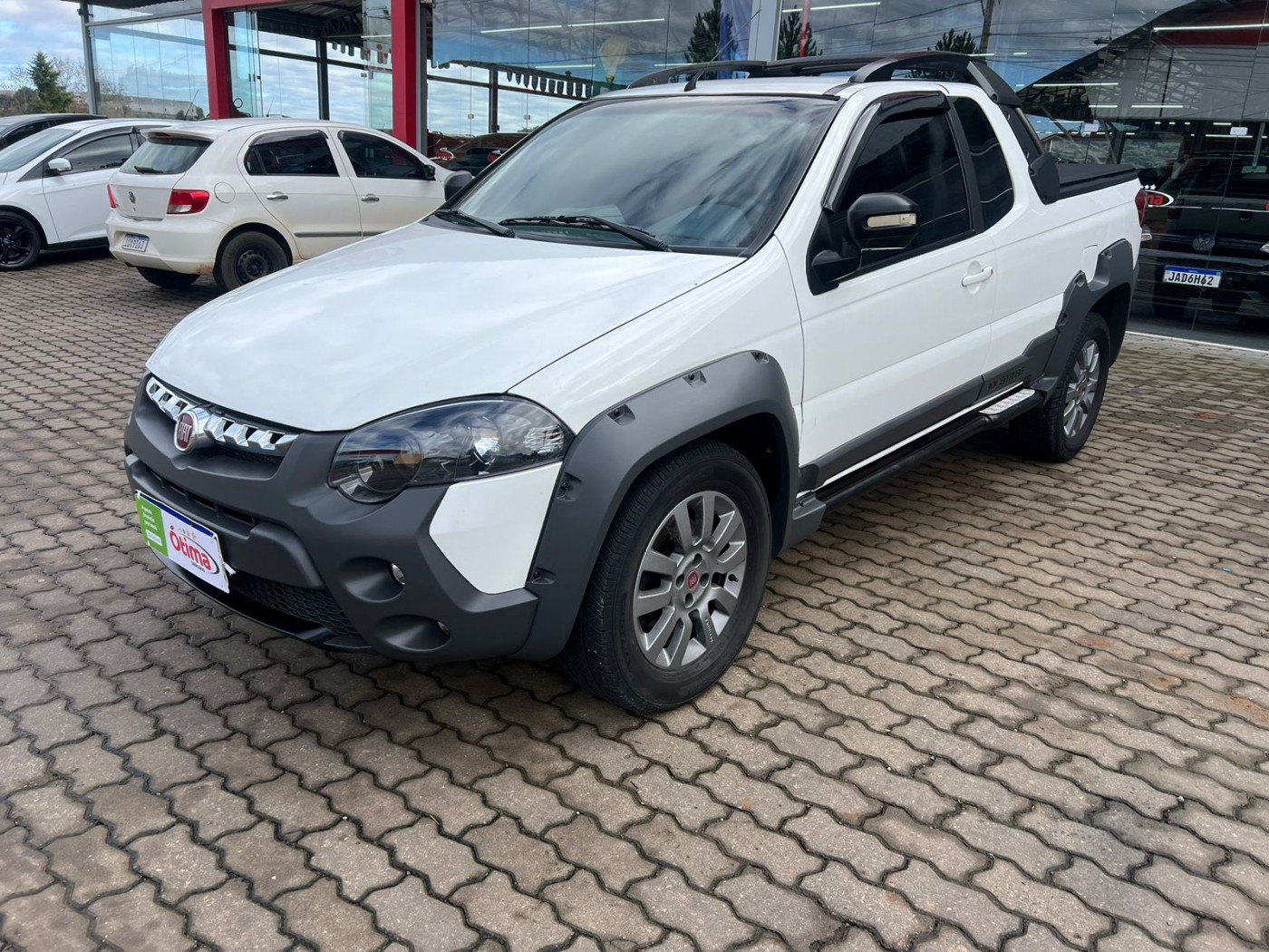 FIAT STRADA ADVENTURE 1.8 CE FLEX 2018 BRANCA - Foto 2