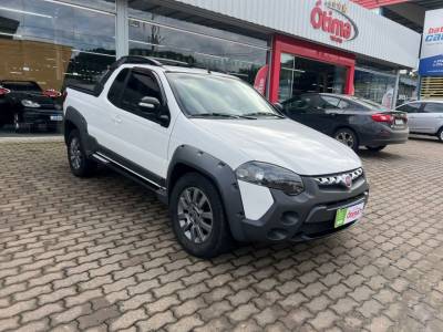 FIAT STRADA ADVENTURE 1.8 CE FLEX 2018 BRANCA - Foto 1