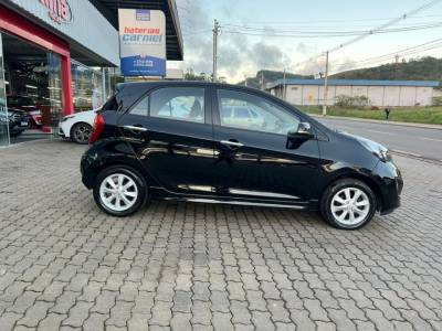 KIA PICANTO EX 2014 AUTOMÁTICO PRETO - Foto 10