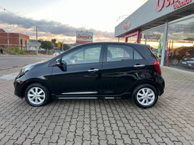 KIA PICANTO EX 2014 AUTOMÁTICO PRETO - Foto 9
