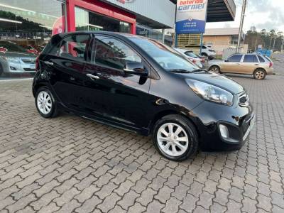 KIA PICANTO EX 2014 AUTOMÁTICO PRETO - Foto 3