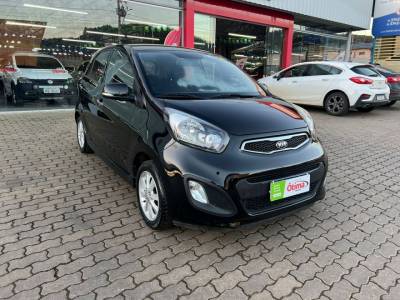 KIA PICANTO EX 2014 AUTOMÁTICO PRETO - Foto 1